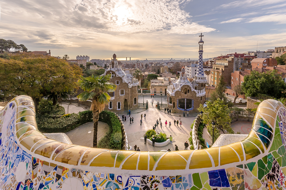 Barcelona Take the train to Barcelona and discover something for everyone, from the eccentric creations of architect Antonì Gaudi to the street performers on Las Ramblas and the long, sandy beach.