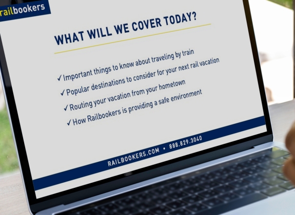 webinar details on computer screen for RBUS