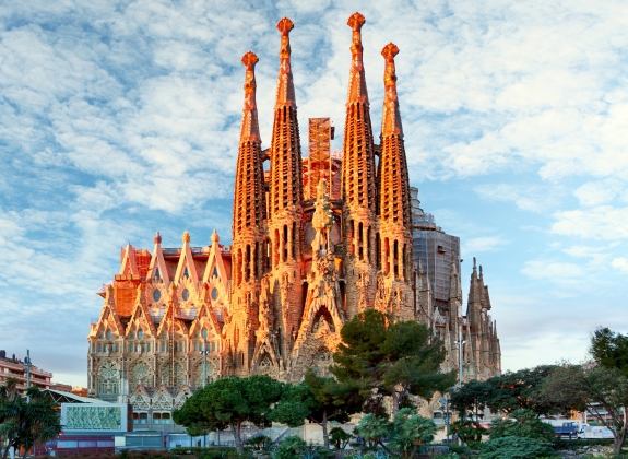 Sagrada Familia basilica in Barcelona