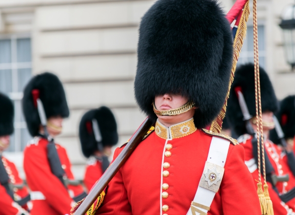 Guards at Buckingham Palace