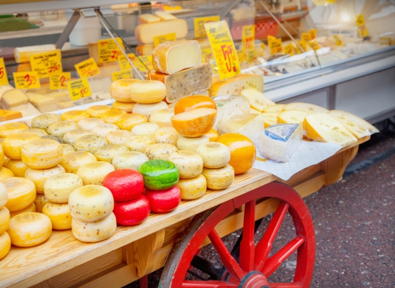 Cheese at Dutch market