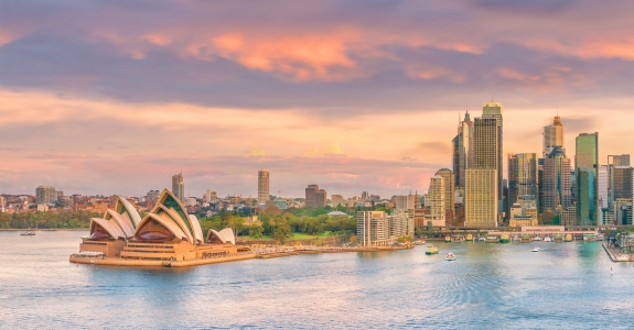 Downtown Sydney skyline