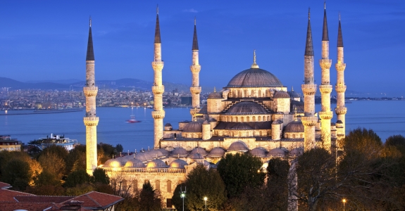 Blue mosque in Istanbul Turkey