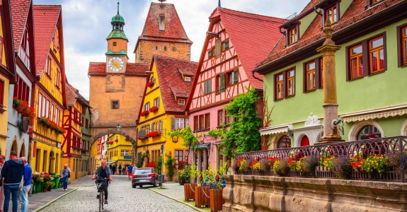 rothenburg in bavaria, germany