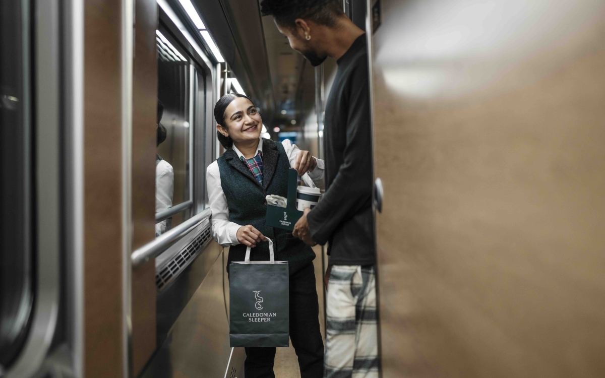 Caledonian Sleeper Dining onboard Room Service
