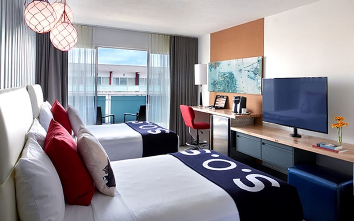 Hotel Zephyr, San Francisco, CA, room