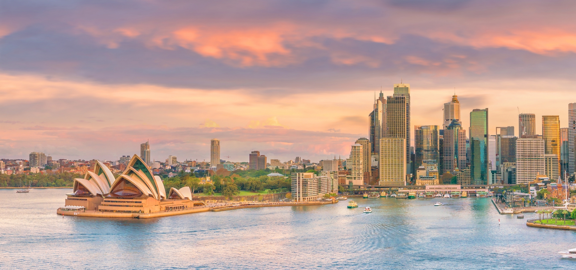 Downtown Sydney skyline