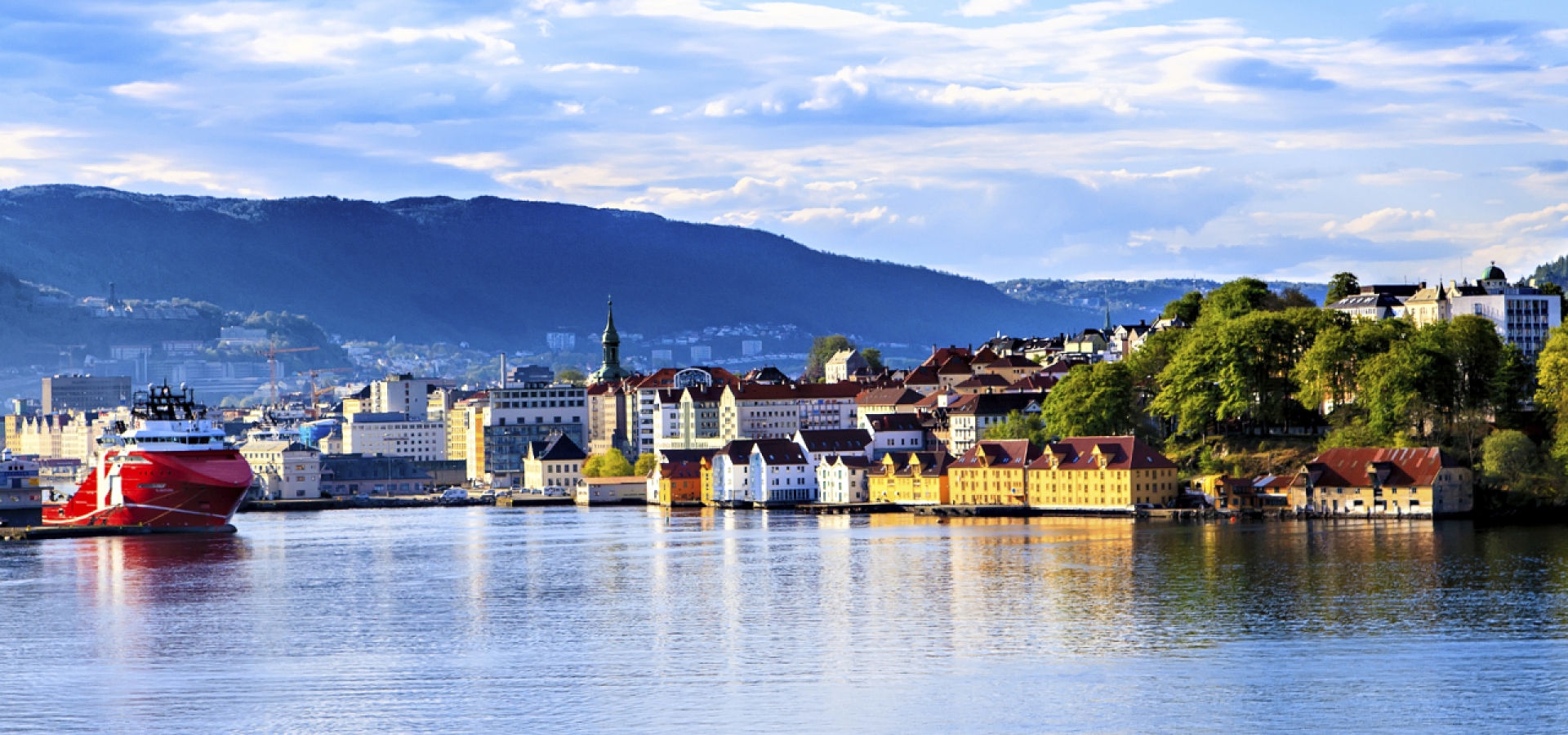 Bergen from the water