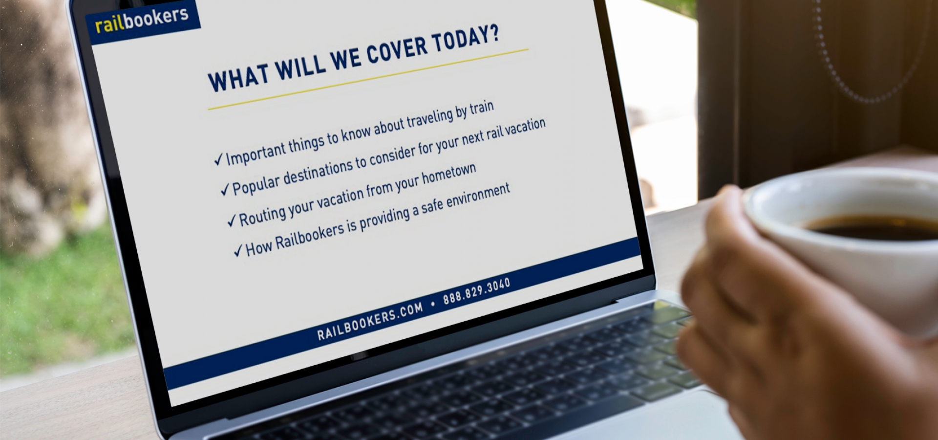 webinar details on computer screen for RBUS