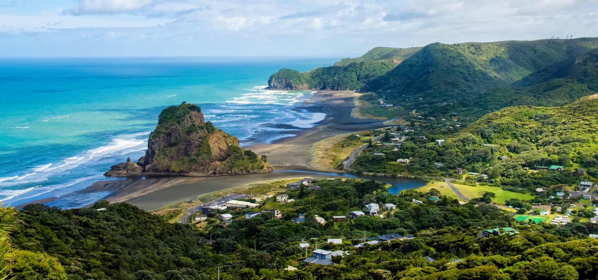 Auckland, New Zealand coastline