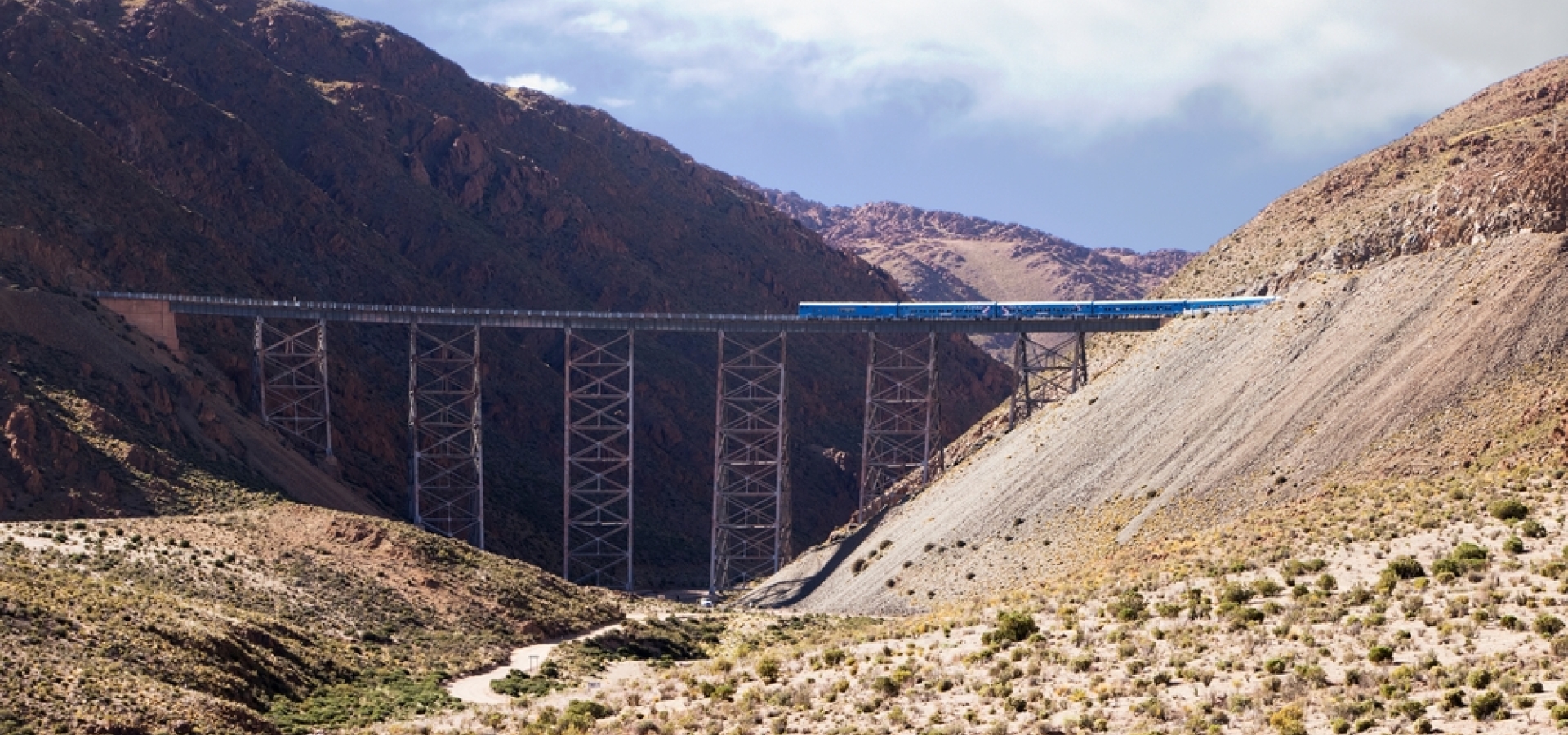 The tren a las nubes known as the train to the clouds in argentina