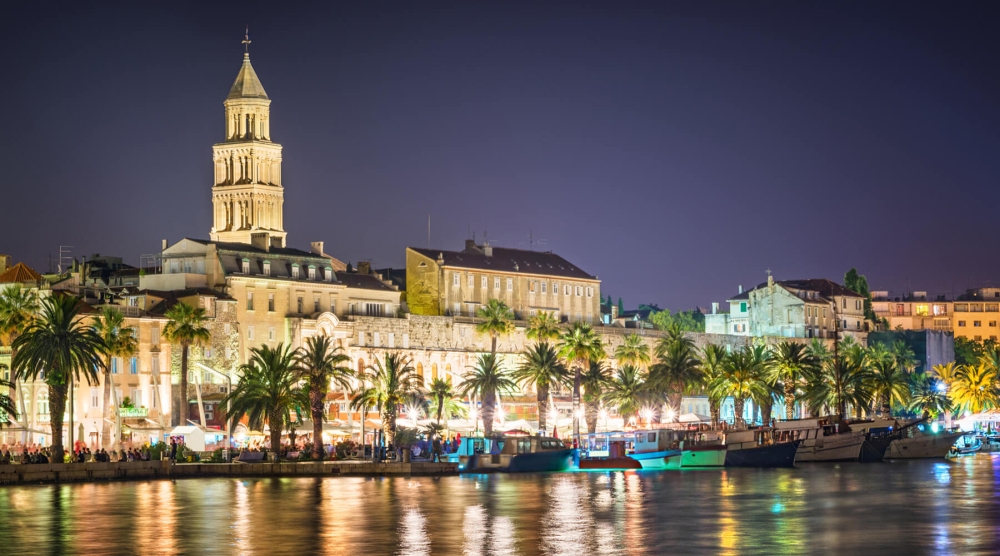 Split-Croatia at Night