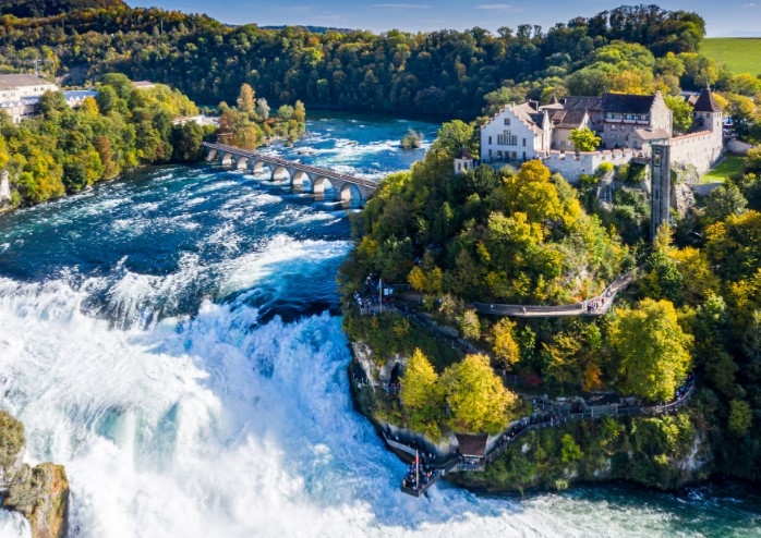 Rhine Falls & Stein Am Rhein from Zurich by Coach