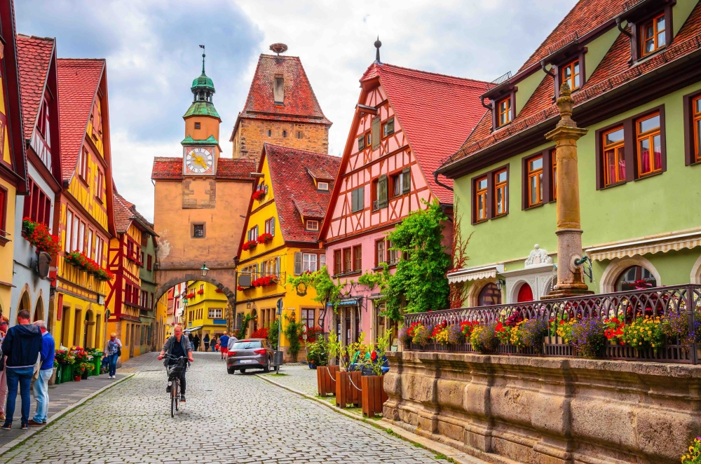 rothenburg in bavaria, germany